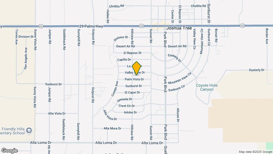 61600 Palm Vista Dr Map and Location Details