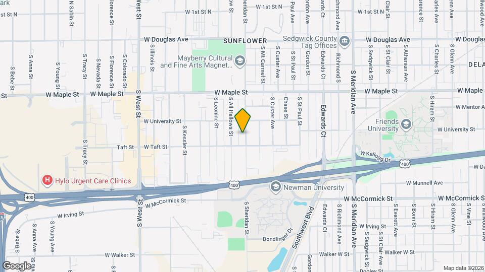 433 S Sheridan St Map and Location Details