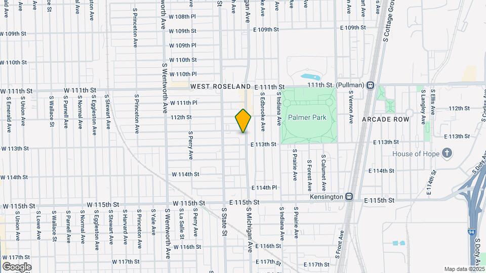 11242 S Michigan Ave Map and Location Details