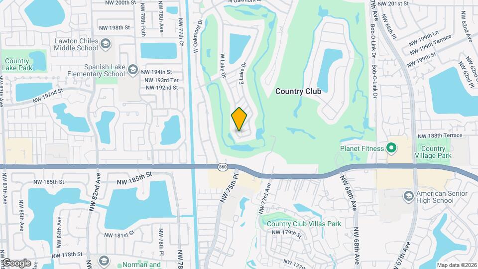 18805 W Lake Dr Map and Location Details