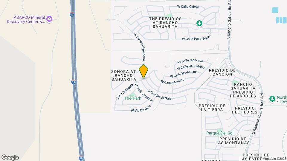 14289 S Camino El Galan Map and Location Details