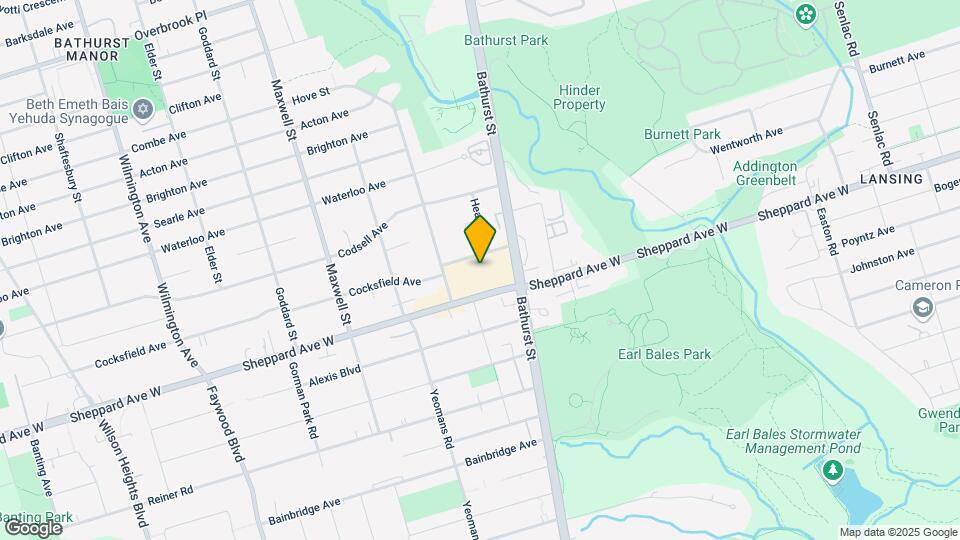 614-741 SHEPPARD Ave Map and Location Details
