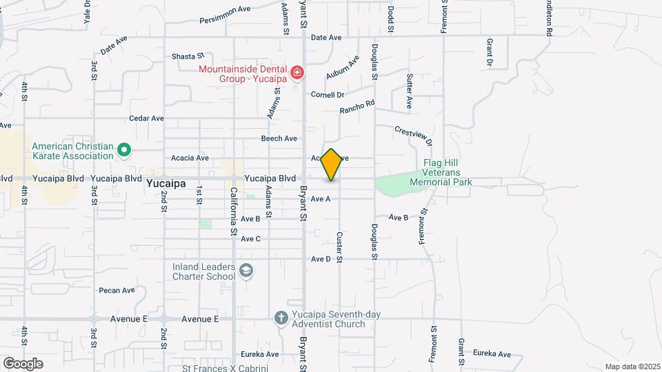 35377 Yucaipa Blvd, Unit 35377 back Map and Location Details