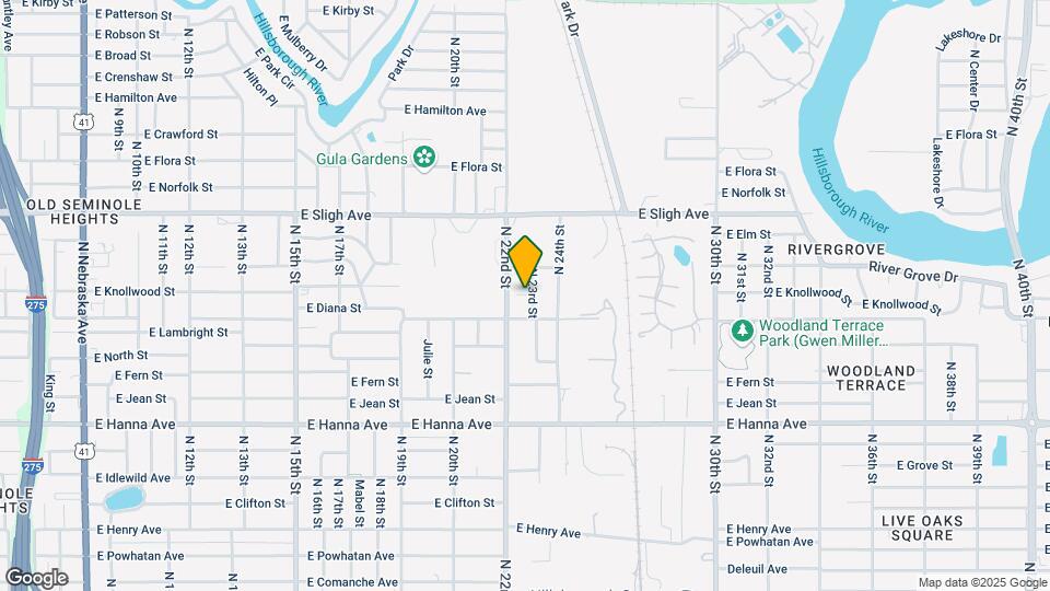 6612 N 23rd St Map and Location Details