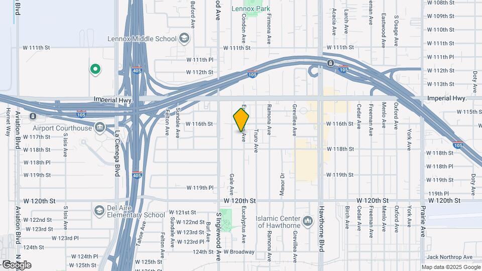 11643 Eucalyptus Ave Mapa y Detalles de la Ubicación