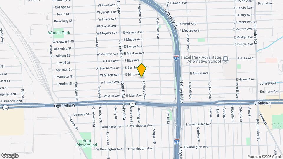 429 E Hayes Ave Map and Location Details