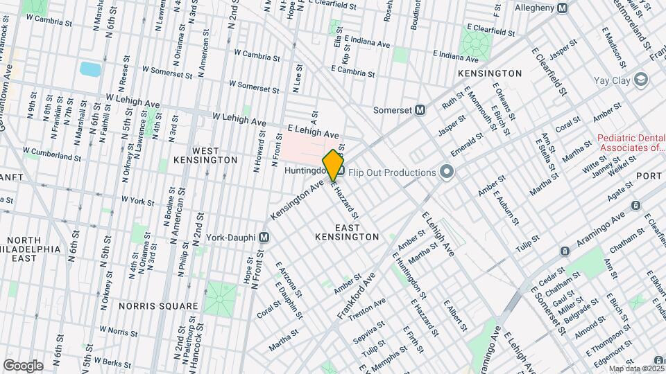 1818 E Hazzard St Map and Location Details