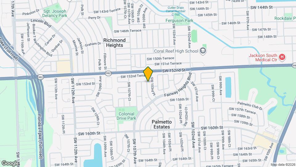 15305 SW 104th Ave Map and Location Details