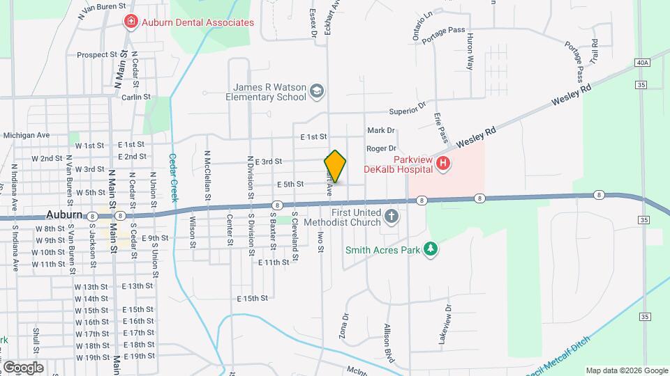 106 Eckhart Ave, Unit #17 Map and Location Details