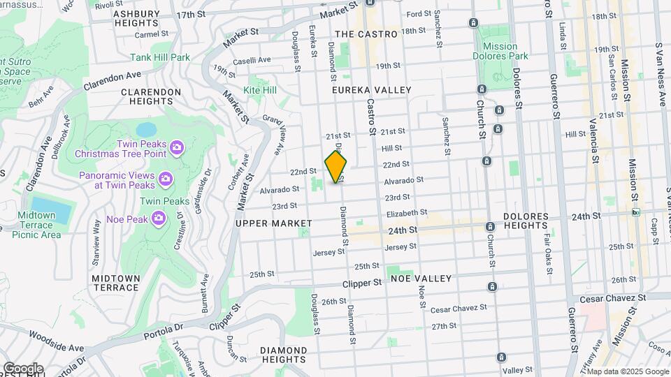 560 Diamond St, Unit 560 Map and Location Details