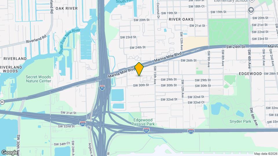 1622 SW 28th Ct Map and Location Details