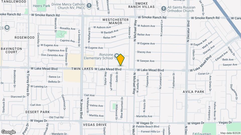 5602 W Lake Mead Blvd Map and Location Details