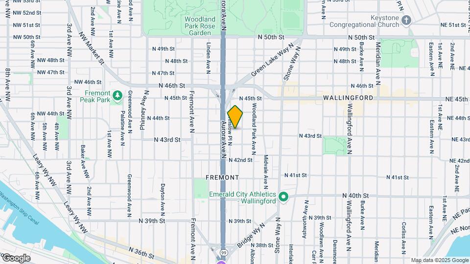 957 N 43rd St Map and Location Details