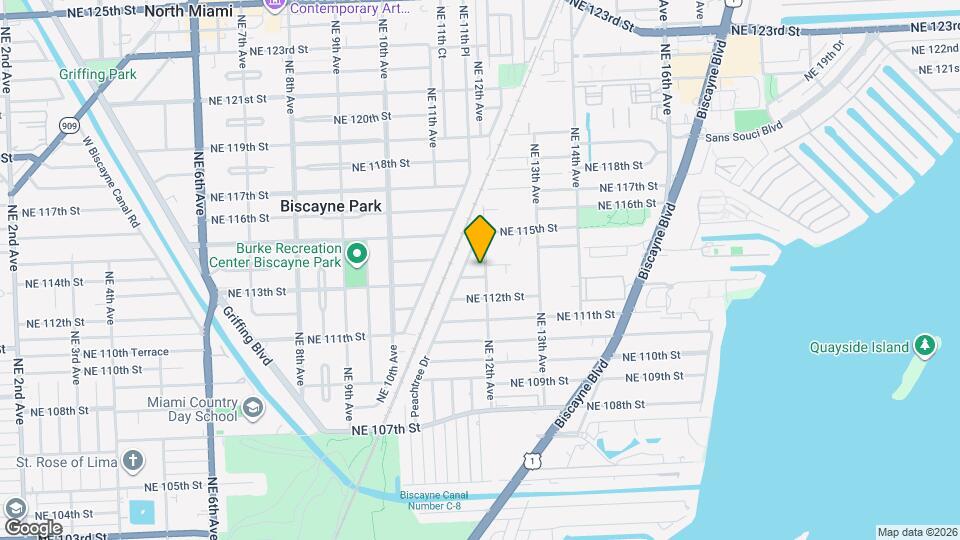 1155 NE 113th St Map and Location Details