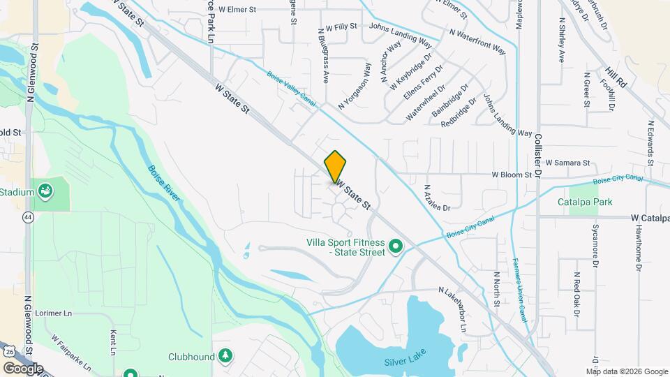 5821 N Cobbler Ln Map and Location Details