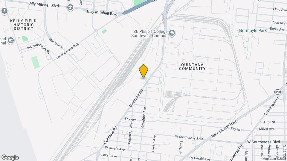 1327 Quintana Rd Map and Location Details