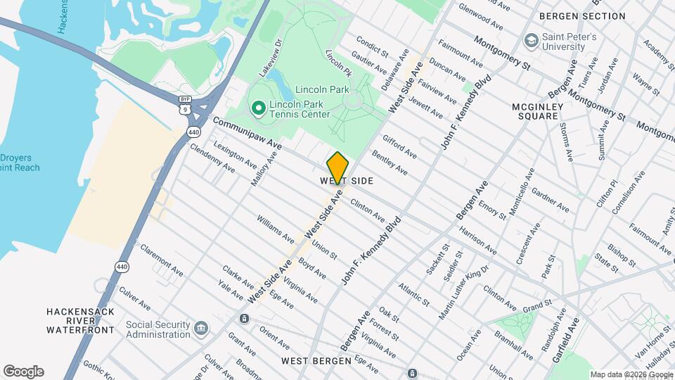 571 W Side Ave Map and Location Details