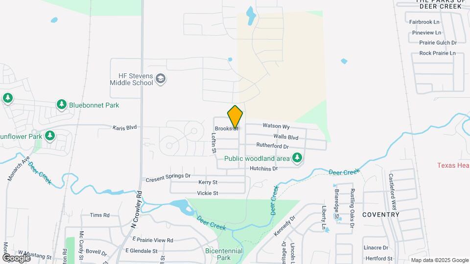 656 Brooks St Map and Location Details