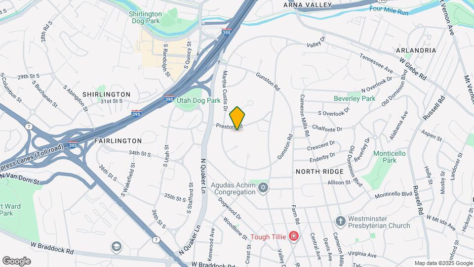 1726 Preston Rd Map and Location Details