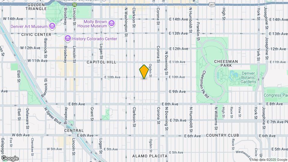 956 N Emerson St Map and Location Details