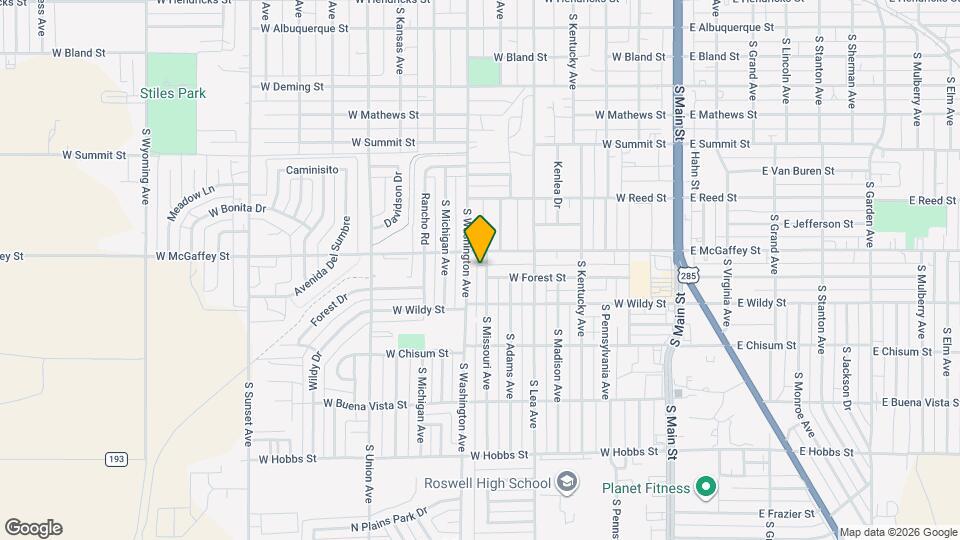 1204 S Missouri Ave Map and Location Details