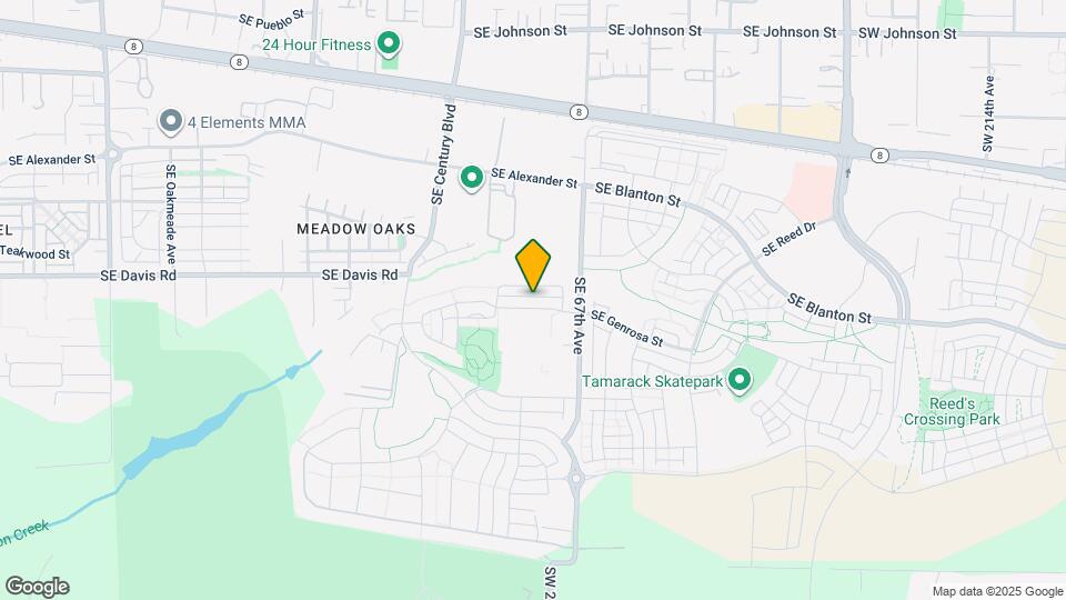 6507 SE Genrosa St Map and Location Details