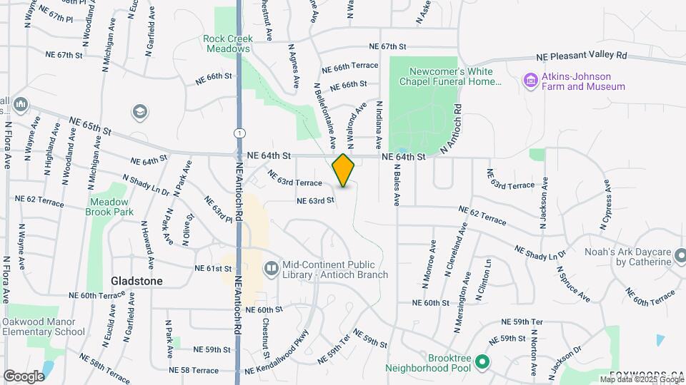 6303 N Bellefontaine Ave Map and Location Details