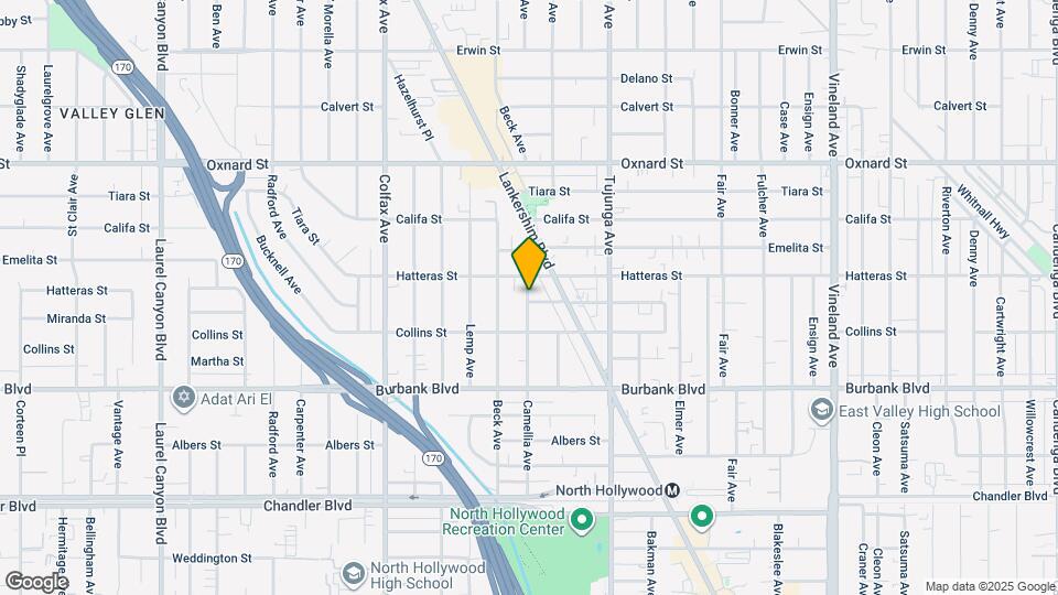 5728 Camellia Ave Map and Location Details