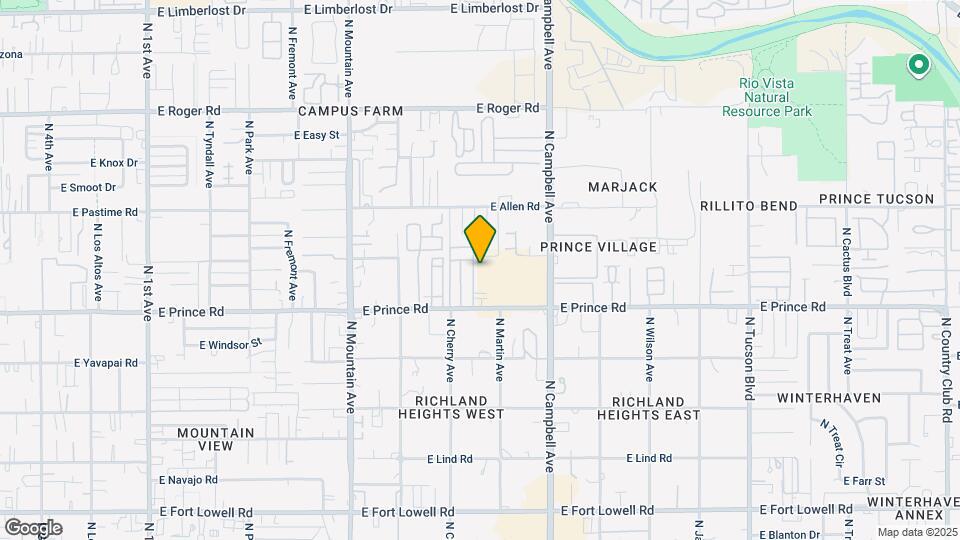 1667 E Prince Rd Map and Location Details