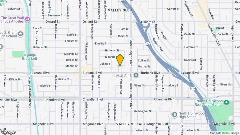 5622 Bellingham Ave Map and Location Details
