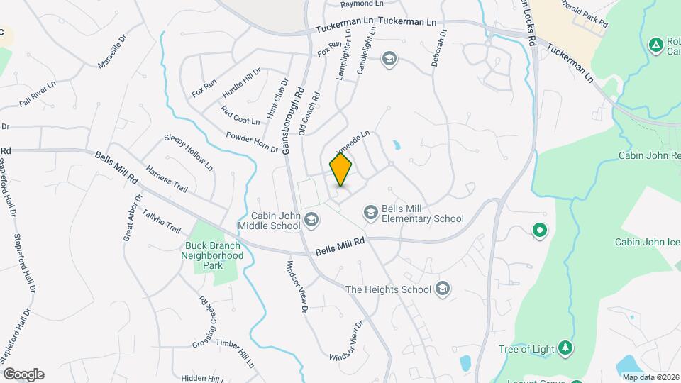 10903 Tuckerman Hill Ln Map and Location Details