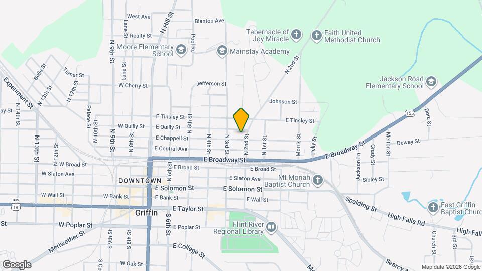 523 E Chappell St Map and Location Details