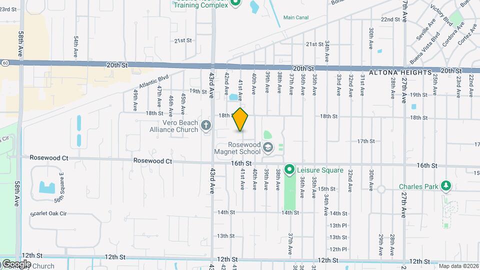 1715 41st Ave Map and Location Details