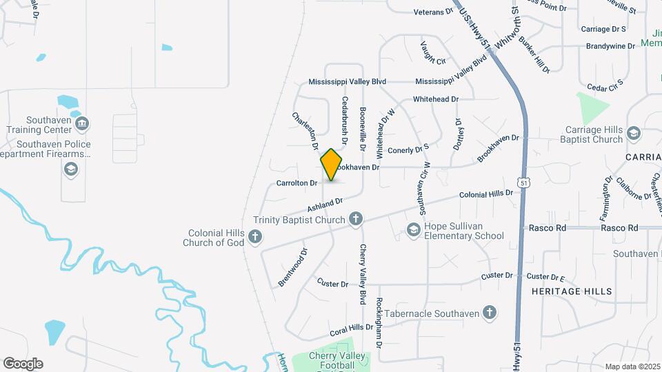 2141 Carrolton Dr Map and Location Details