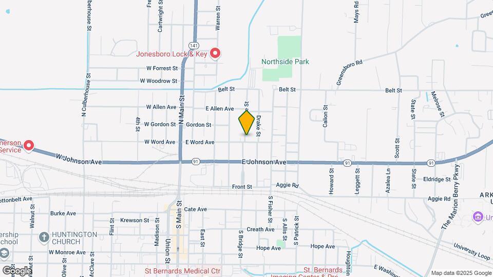 600 E Word Ave Map and Location Details