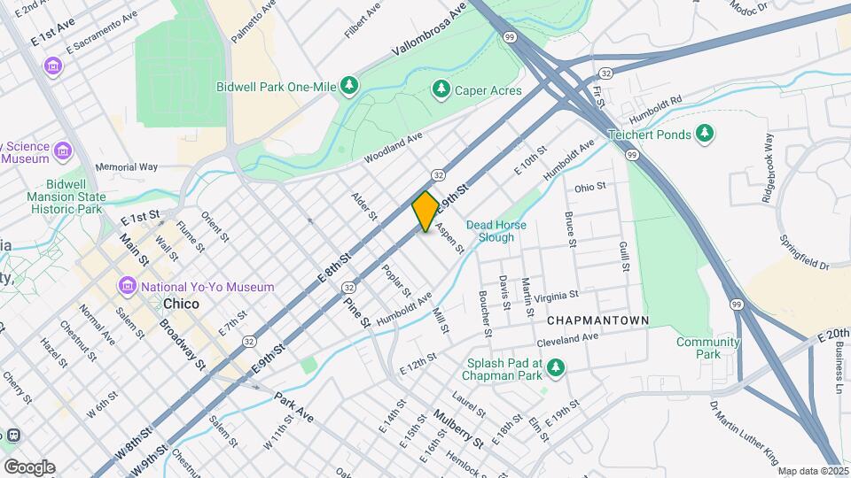 919 Sycamore St Map and Location Details