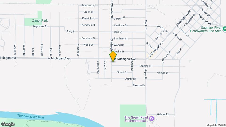 1720 S Wheeler St Map and Location Details