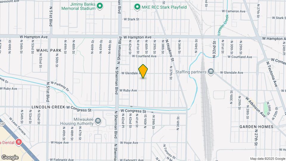 4547 N 40th St Map and Location Details