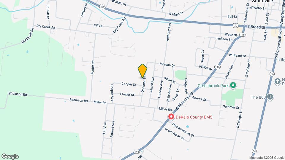 827 Oconnor St Map and Location Details