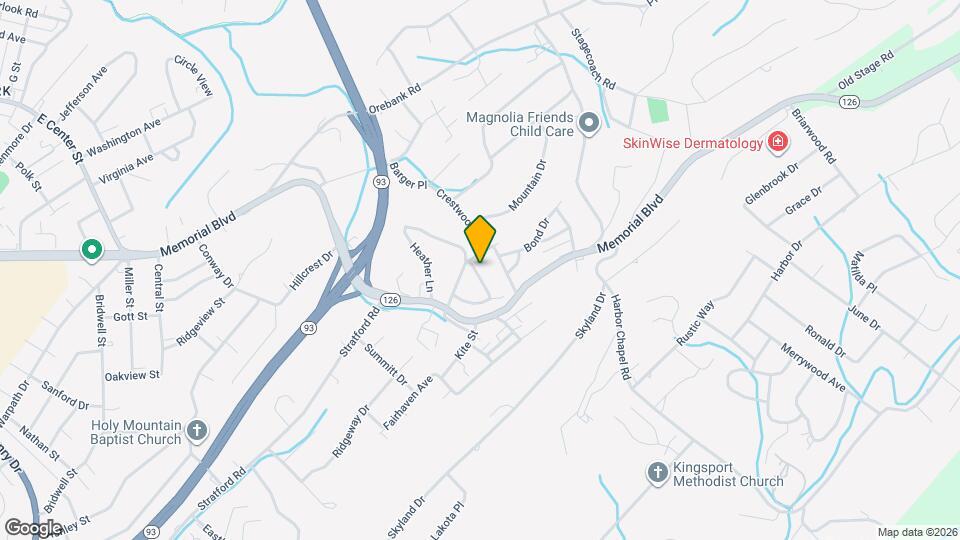 3806 Bonita St Map and Location Details