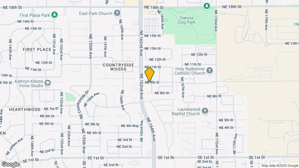 808 NE 163rd Ave Map and Location Details