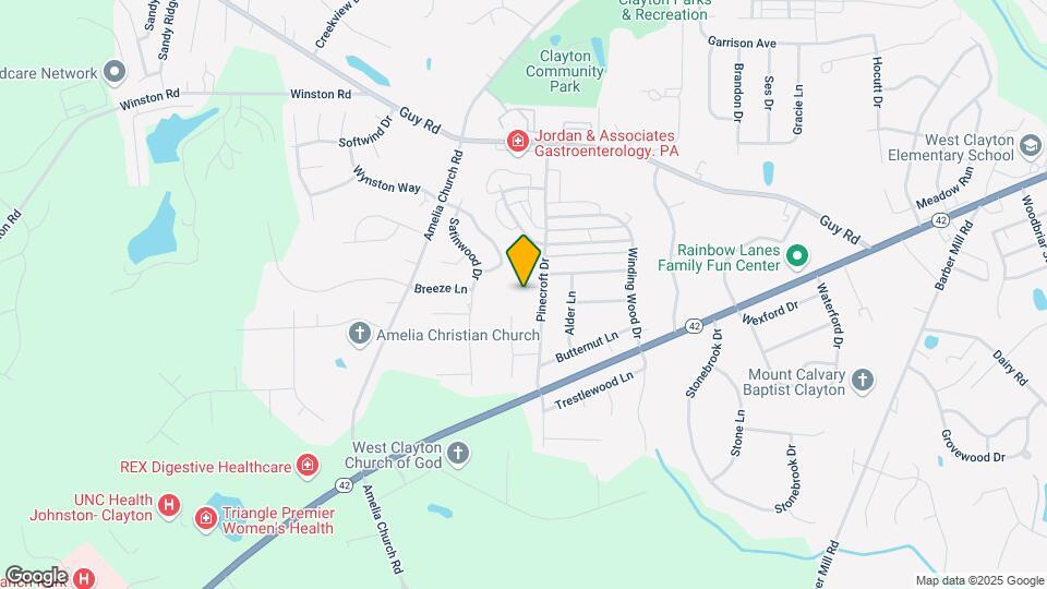 104 Roundtree Ct Map and Location Details