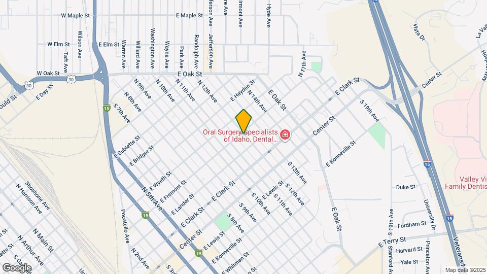 1257 E Fremont St Map and Location Details