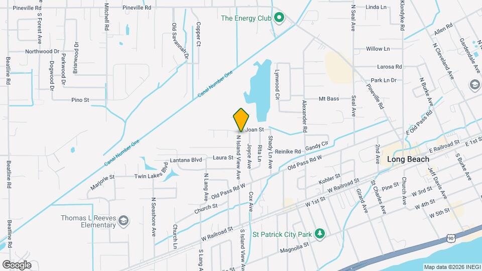 504 N Island View Ave Map and Location Details