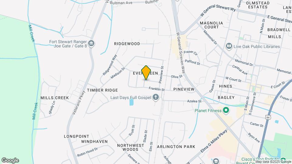 616 Palmetto Trce Map and Location Details