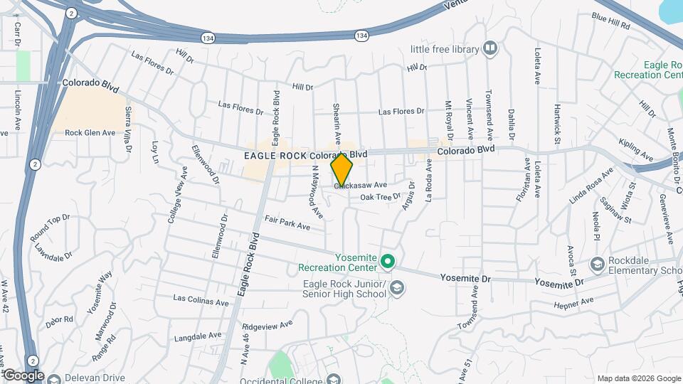 1942 Chickasaw Ave Mapa y Detalles de la Ubicación