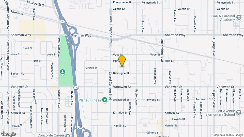 6923 Ben Ave Map and Location Details