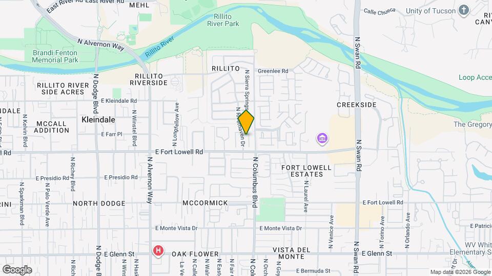 3239 N Rambling Creek Pl Mapa y Detalles de la Ubicación