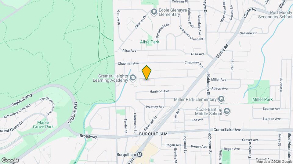 586 Thompson Av Map and Location Details