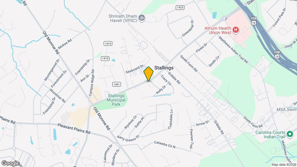 632 Stallings Rd Map and Location Details